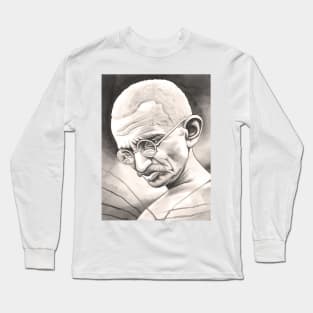 Mohandas Karamchand Gandhi Long Sleeve T-Shirt